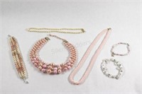 Costume Jewelry Bead Necklaces and Bracelets