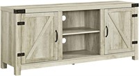 Farmhouse Double Barn Door TV Stand, up to 65"