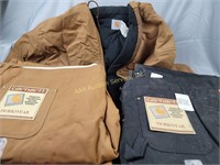 Carhartt pants 56 by 32 and jacket 4XL, new with