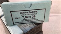 (400) Sellier & Bellot 7.62x39 FMJ Ammo