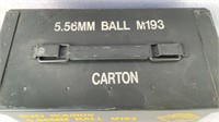 (820)Military Surplus 5.56mm M193 Ball Ammo