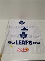 Toronto Maple Leafs cheering flags