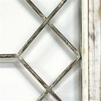 Stratton Home Distressed Window Panel Wall Decor