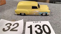 54 Chevy Delivery Racing Champions Car yellow