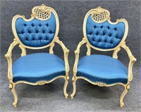 French Provincial Louis XVI Rococo Style Chair