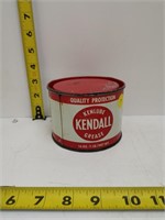 kendall grease can tin