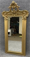 Antique Victorian Large Gold Gilt Hanging Mirror