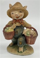 Lefton "This Little Piggy" Hand Painted Figurine