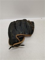 antique leather baseball glove
