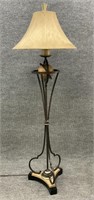 Wrought Iron Metal World Globe Floor Lamp