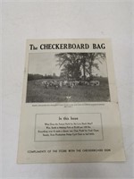 1931 purina magazine the checkerboard bag