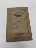 1923 the agricultural gazette of canada