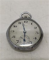 earlington 15 jewel nickel sliver pocket watch