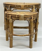 Small Bamboo Nesting Plant Stands