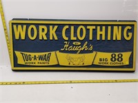 haugh's work clothing big 88 sign