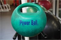 2 Racks w/ 3 Power Balls & 6 Medicine Balls