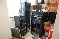 Contents of Server Room & Cardio TV System