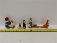 4 vintage ramp wallker toys inc. donald duck