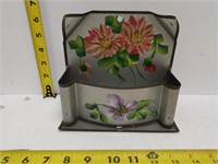 antique toleware wall holder