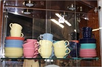 59pcs Fiestaware Cups and Saucers