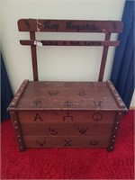 ROY ROGERS TOY CHEST / BENCH...