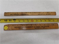 milverton garage & creamery rulers