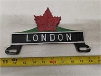 london ontario license plate topper