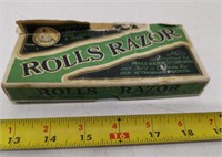 antique rolls razor with box