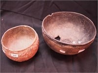 Two pre-Columbian or pre-Columbian-style  pots,