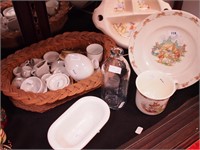 Group of children's items: hot water food dish,