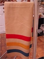 100% wool Orrlaskan blanket, red, yellow, blue