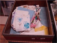 Large group of women's handkerchiefs: