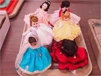 Six Madame Alexander dolls 8" tall: Little Women