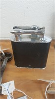 Jumbo Leather Wrapped Lift Arm Table Lighter