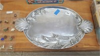 1978 Heavy Cast Aluminum Carving / Serving Tray