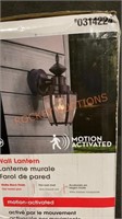 Motion Activated Wall Lantern