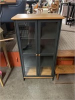 SMALL CABINET WITH GLASS DOORS