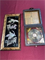 VINTAGE CHINESE COMPASS IN WODDEN BOX