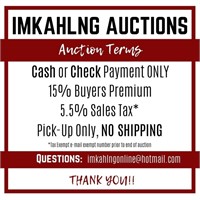 Auction Terms