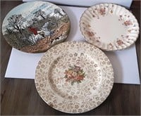 5 Assorted Vintage Dinner Plates