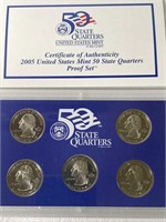 2005 Proof State Quarters (5)