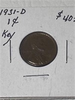 1931-D 1 Cent