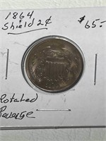 1864 2 Cent