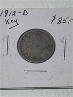 1912-D 5 Cent Lib