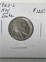 1928-S Buff 5 Cent Rare