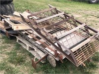 3 Steel Frame Dock Units w/Pressure Treated planks