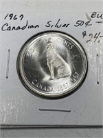 1967 Canadian 50 Cent Silver