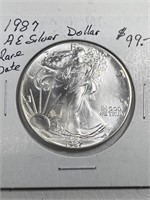 1987 AE $1 Rare Date