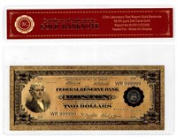 Boston Federal Reserve Gold Banknote