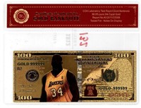 Shaquille O'Neal Gold Banknote